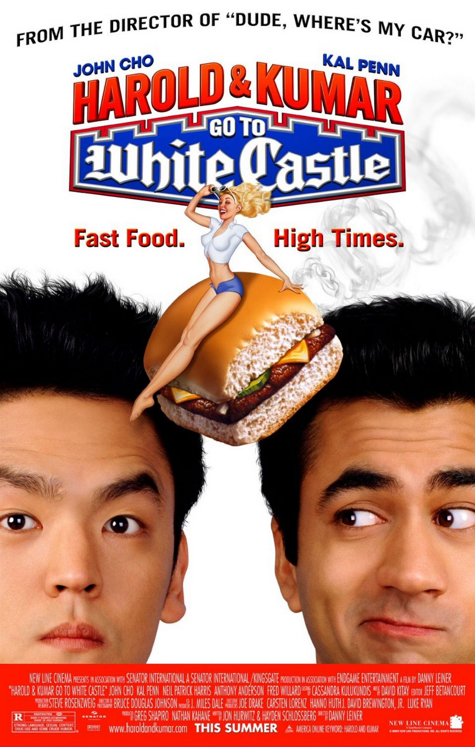 John Cho and Kal Penn in Harold & Kumar: Cuộc Phiêu Lưu Tới Lâu Đài Trắng (2004)