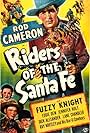 Rod Cameron, Eddie Dew, Jennifer Holt, Fuzzy Knight, and Ray Whitley in Riders of the Santa Fe (1944)