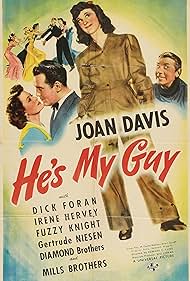 Joan Davis, Dick Foran, Irene Hervey, and Fuzzy Knight in He's My Guy (1943)