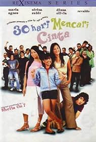 Dinna Olivia, Nirina Zubir, Revaldo, and Maria Agnes in 30 Hari Mencari Cinta (2004)