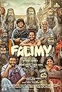 Jagadish, Amith Mohan Rajeshwari, Raina Radhakrishnan, Manju Pillai, and Basil Joseph in Falimy (2023)