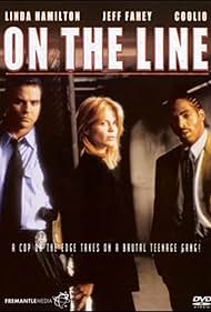 Linda Hamilton, Jeff Fahey, and Coolio in On the Line (1997)