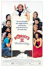 Scott Colomby, Tony Ganios, Mark Herrier, Kaki Hunter, Wyatt Knight, Dan Monahan, Cyril O'Reilly, Nancy Parsons, and Roger Wilson in Porky's II: The Next Day (1983)