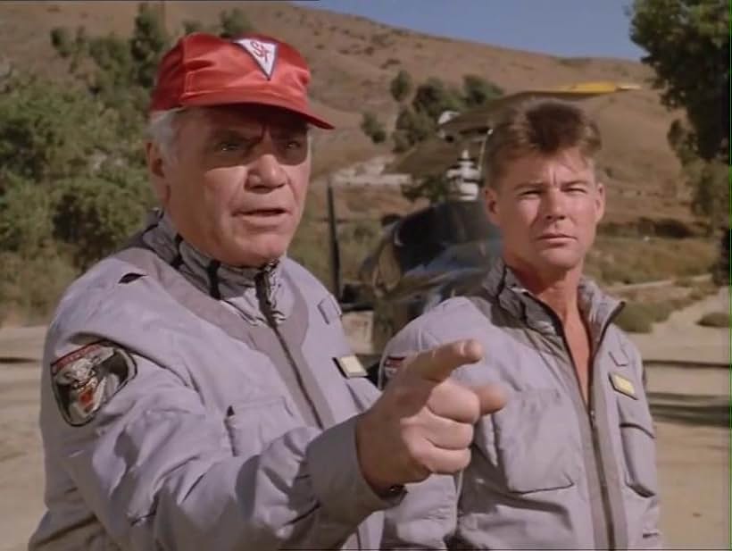 Ernest Borgnine and Jan-Michael Vincent in Airwolf (1984)