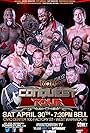 Christopher Daniels, Nick Massie, Frankie Kazarian, Jamar Shipman, Josh Harter, Alex Shelley, Matt Massie, and Quinn Ojinnaka in Ring of Honor Conquest Tour: West Warwick (2016)