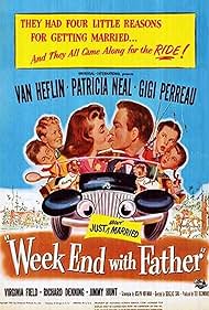 Van Heflin, Jimmy Hunt, Patricia Neal, Gigi Perreau, Janine Perreau, and Tommy Rettig in Week-End with Father (1951)