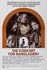 Bob Dylan, George Harrison, and Leon Russell in The Concert for Bangladesh (1972)