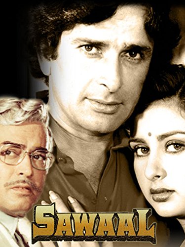 Shashi Kapoor, Poonam Dhillon, and Sanjeev Kumar in Sawaal (1982)