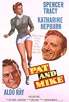 Katharine Hepburn, Spencer Tracy, and Aldo Ray in Pat and Mike (1952)