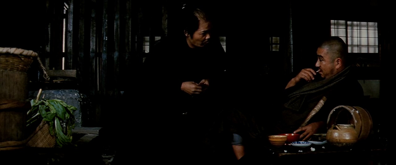 Shintarô Katsu and Daigo Kusano in Zatôichi to yôjinbô (1970)