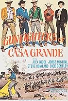 Dick Bentley, Diana Lorys, Jorge Mistral, Alex Nicol, Phil Posner, and Steve Rowland in Gunfighters of Casa Grande (1964)