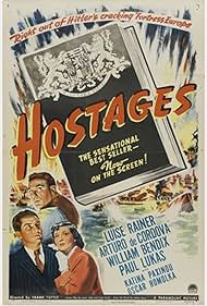 William Bendix, Arturo de Córdova, and Luise Rainer in Hostages (1943)