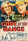 Mary Blake and Charles Starrett in Code of the Range (1936)