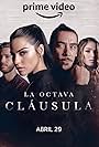 Óscar Jaenada, Maite Perroni, Paulina Dávila, and Manuel Vega in La octava cláusula (2022)