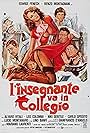 Leo Colonna, Gianfranco D'Angelo, Dino Emanuelli, Edwige Fenech, and Renzo Montagnani in L'insegnante va in collegio (1978)