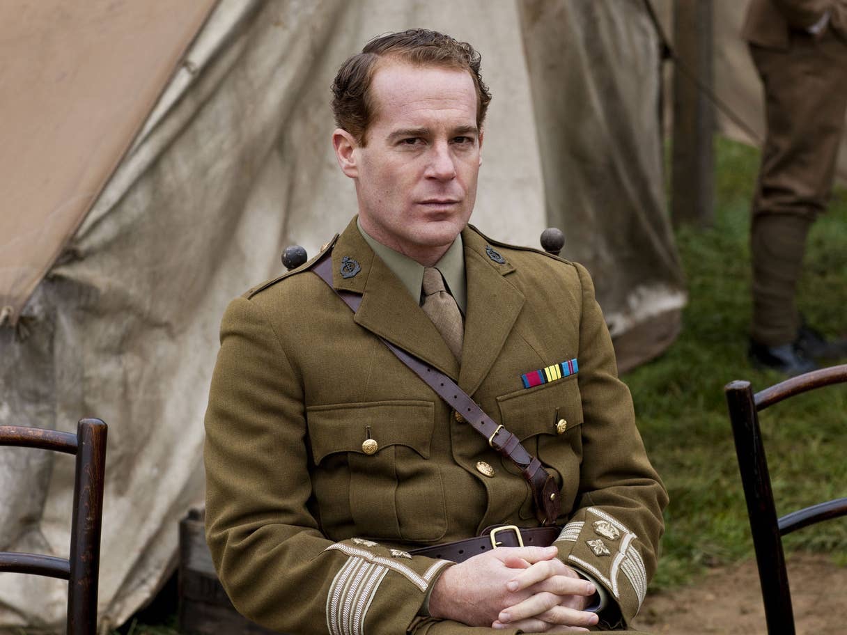 Adam James as Col.Charles Purbright in The Crimson Field