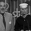 Jerry Lewis and Don Wilson in Sailor Beware (1952)