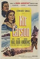 Dana Andrews, Lynn Bari, and Jon Hall in Kit Carson (1940)