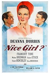 Deanna Durbin, Robert Stack, and Franchot Tone in Nice Girl? (1941)