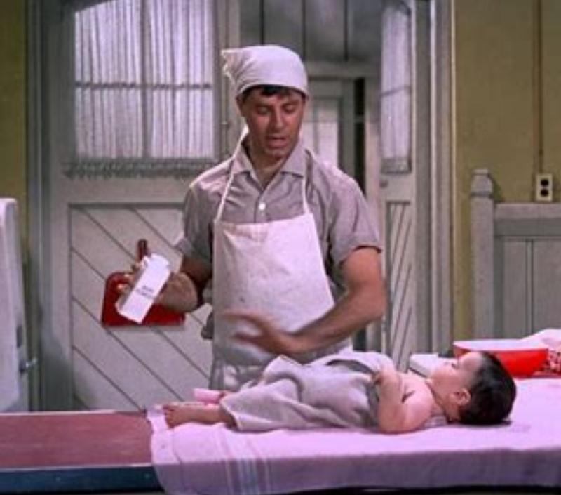 Jerry Lewis in Rock-a-Bye Baby (1958)