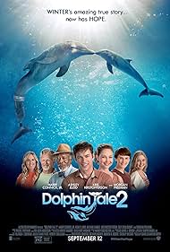 Morgan Freeman, Ashley Judd, Harry Connick Jr., Kris Kristofferson, Winter The Dolphin, Nathan Gamble, and Cozi Zuehlsdorff in Chú Cá Heo Đuôi Giả 2 (2014)