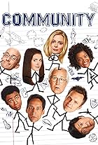 Chevy Chase, Ken Jeong, Joel McHale, Jim Rash, Yvette Nicole Brown, Alison Brie, Gillian Jacobs, Danny Pudi, and Donald Glover in Cộng Đồng Vui Tính (2009)