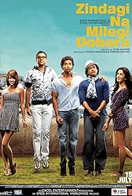 Hrithik Roshan, Farhan Akhtar, Katrina Kaif, Abhay Deol, and Kalki Koechlin in Sống Chỉ Một Lần (2011)