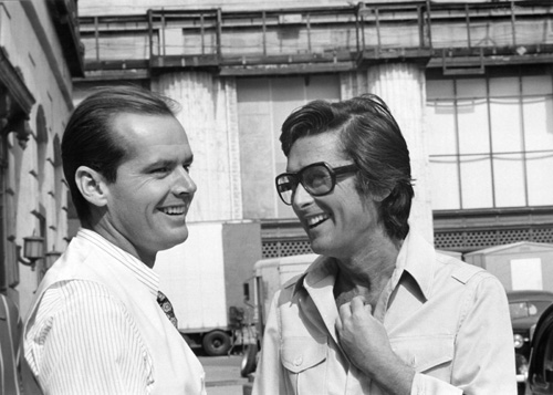 Jack Nicholson and Robert Evans in Phố Tàu (1974)