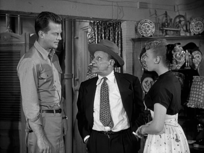 June Haver, Harry Hines, and William Lundigan in Love Nest (1951)