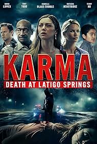 Natasha Henstridge, David Lipper, Tony Todd, Terry Hu, and Isabella Blake-Thomas in Karma: Death at Latigo Springs (2024)