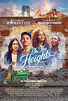 Lin-Manuel Miranda, Daphne Rubin-Vega, Corey Hawkins, Stephanie Beatriz, Melissa Barrera, Dascha Polanco, Leslie Grace, and Anthony Ramos in In the Heights: Giấc Mơ New York (2021)