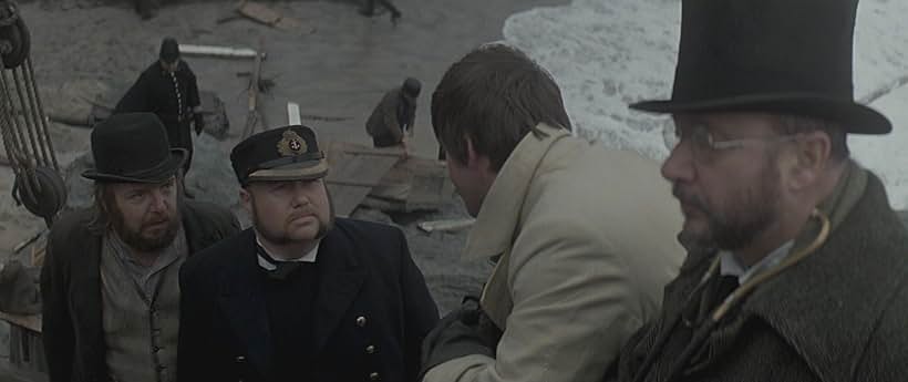 Donald Pleasence, Trevor Eve, Tony Haygarth, and Frank Birch in Dracula (1979)