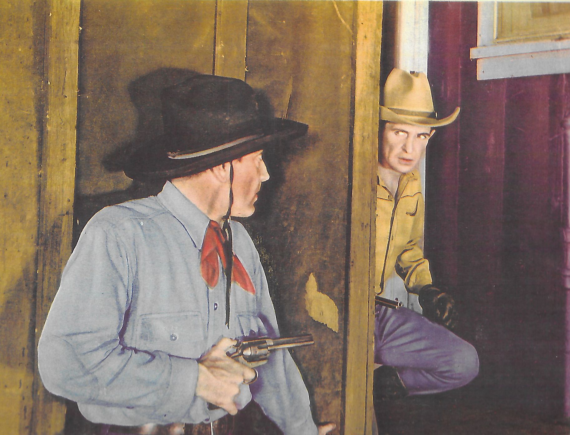 Ted Adams and Bob Steele in El Diablo Rides (1939)