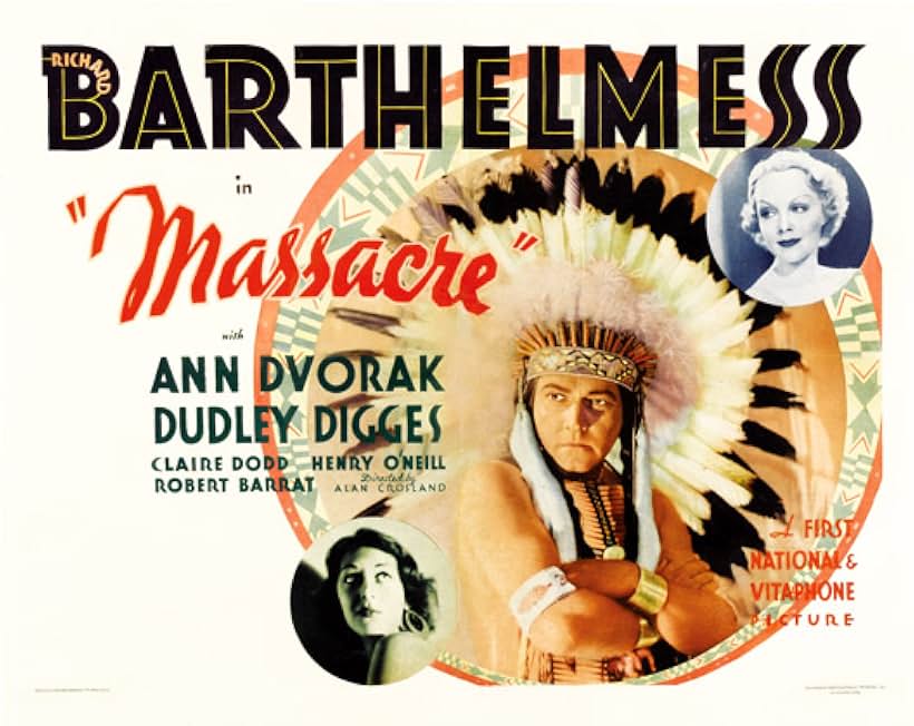 Richard Barthelmess, Claire Dodd, and Ann Dvorak in Massacre (1934)