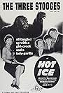 Moe Howard, Larry Fine, Shemp Howard, and Christine McIntyre in Hot Ice (1955)