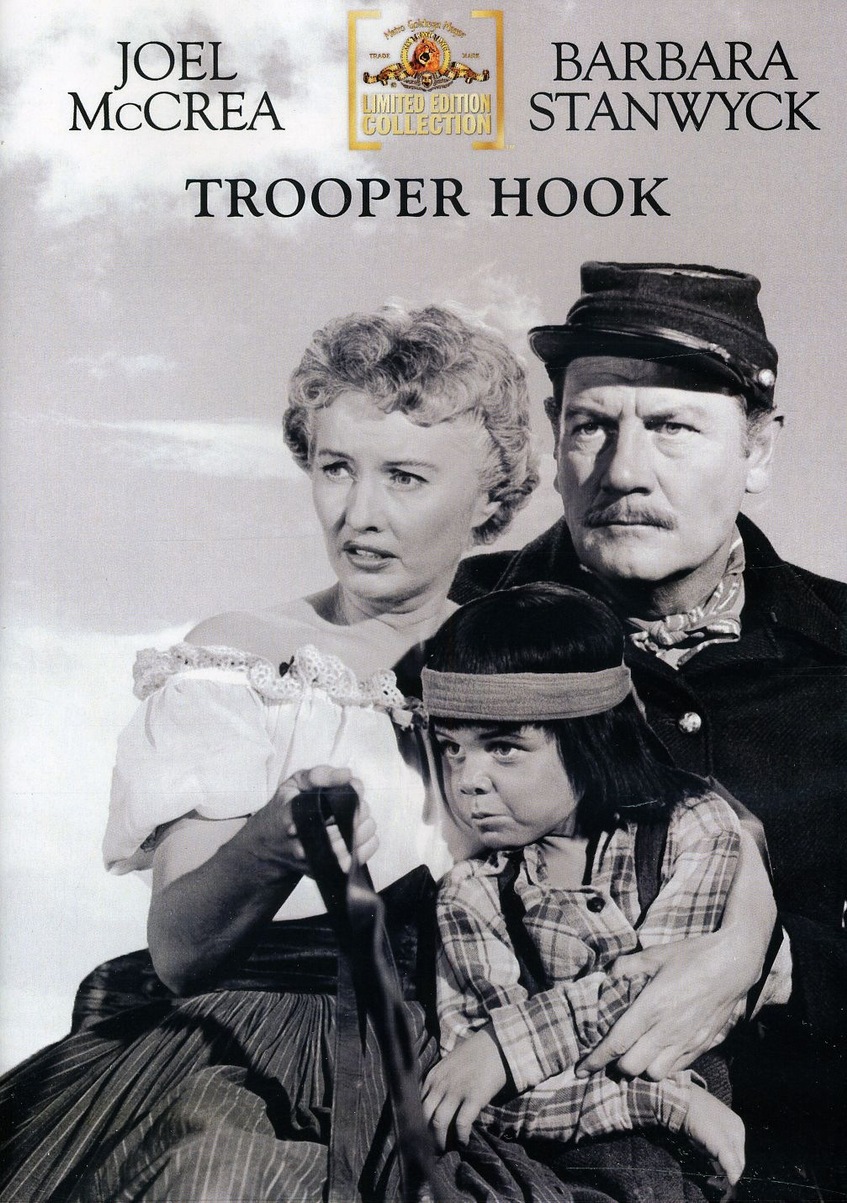 Barbara Stanwyck and Joel McCrea in Trooper Hook (1957)