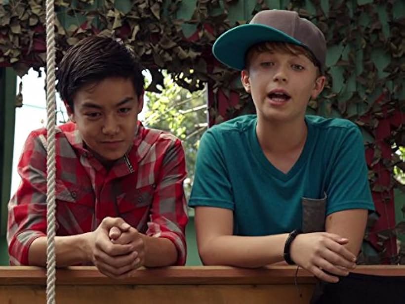 Jacob Hopkins and James Sklena in About a Boy (2014)