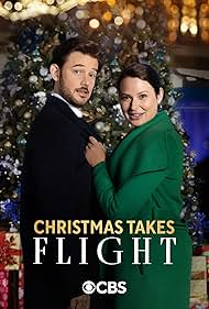 Evan Williams and Katie Lowes in Christmas Takes Flight (2021)