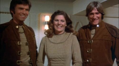 Robyn Douglass, Kent McCord, and Barry Van Dyke in Galactica 1980 (1980)