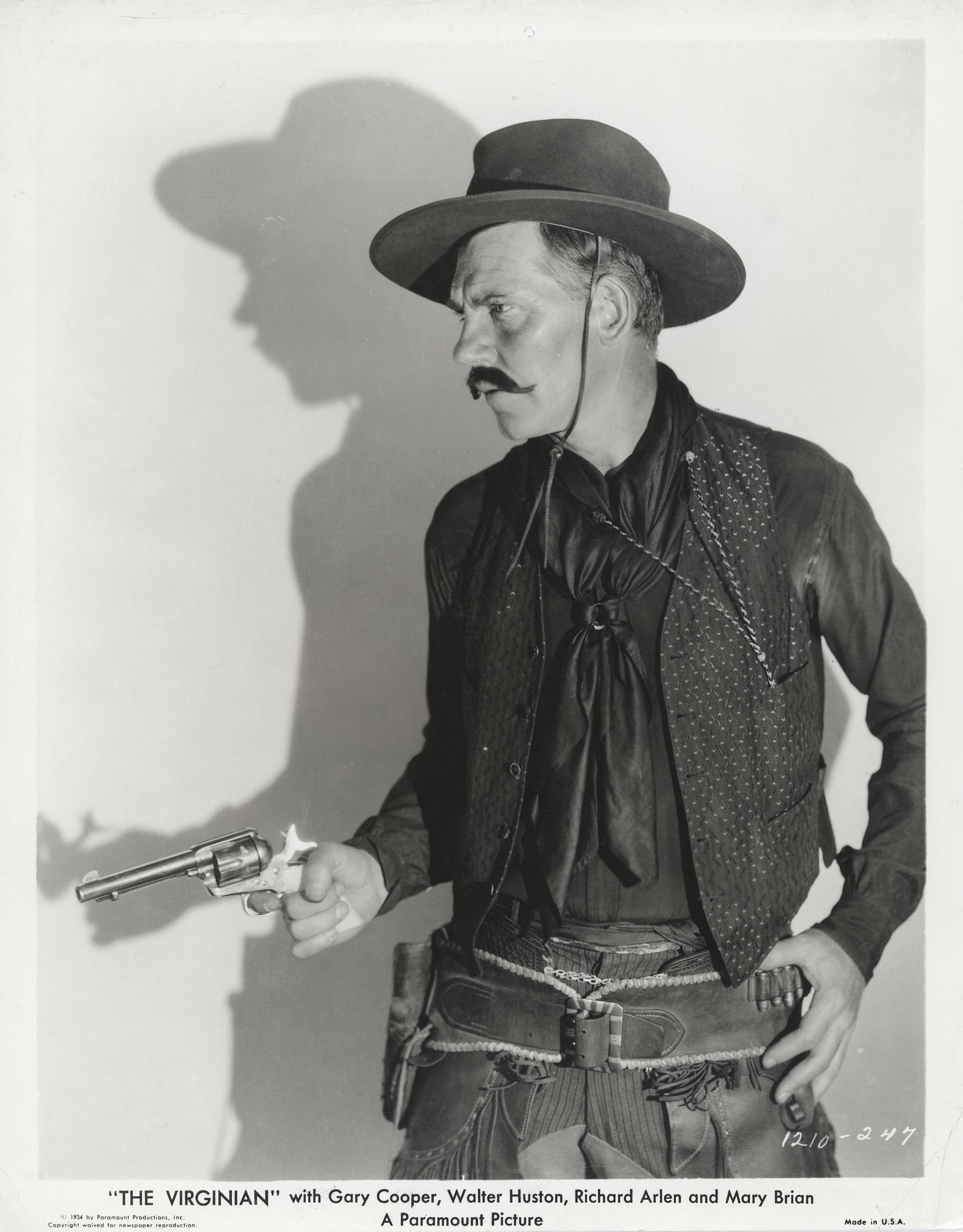 Walter Huston in The Virginian (1929)