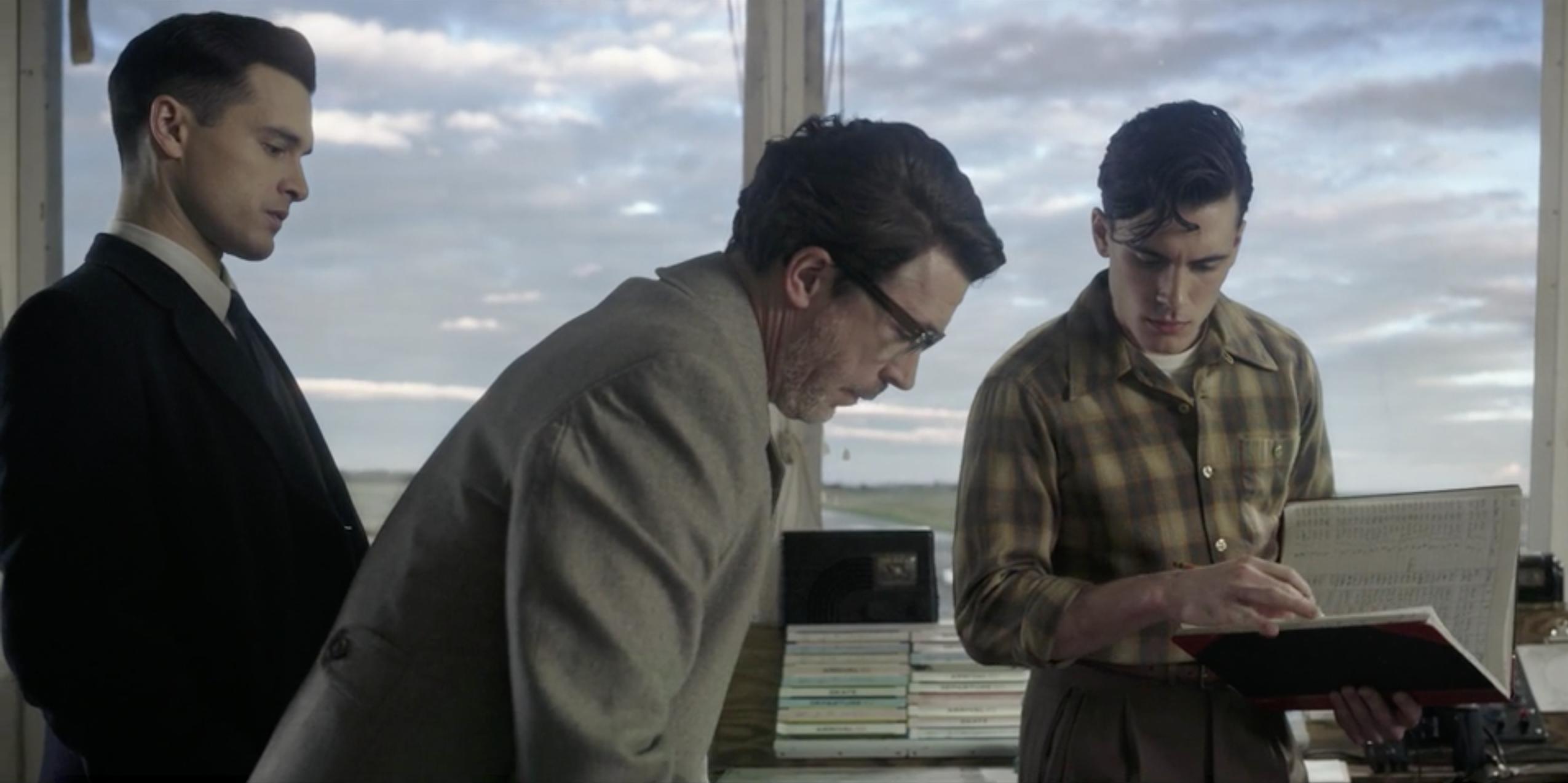 Aidan Gillen, Michael Malarkey, and Sebastian Greaves in Project Blue Book (2019)