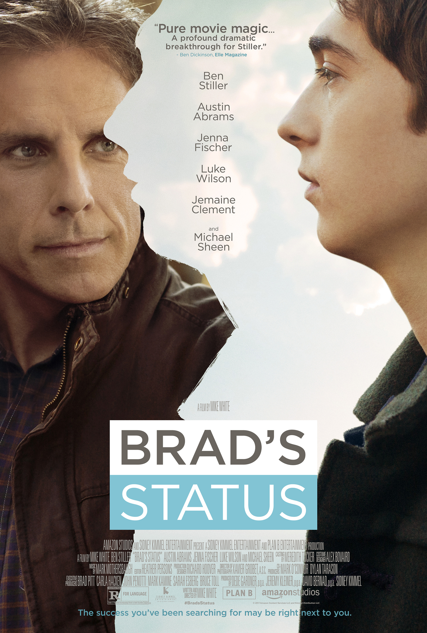 Ben Stiller and Austin Abrams in Brad's Status (2017)