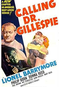 Lionel Barrymore, Donna Reed, Phil Brown, and Philip Dorn in Calling Dr. Gillespie (1942)