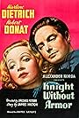 Marlene Dietrich and Robert Donat in Knight Without Armour (1937)