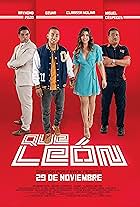 Raymond Pozo, Miguel Céspedes, Clarissa Molina, and Ozuna in Qué León (2018)