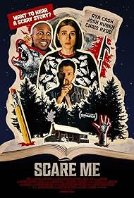 Josh Ruben, Aya Cash, and Chris Redd in Scare Me (2020)