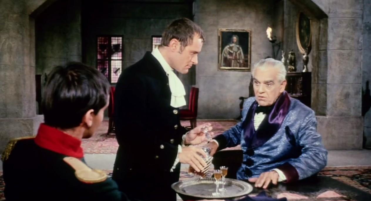 Jack Nicholson, Boris Karloff, and Dick Miller in The Terror (1963)