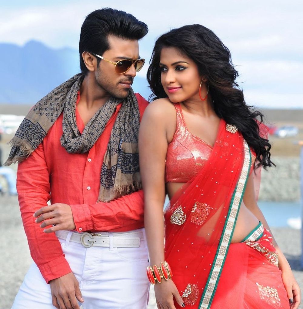 Ram Charan and Amala Paul in Mối Tình Naayak (2013)