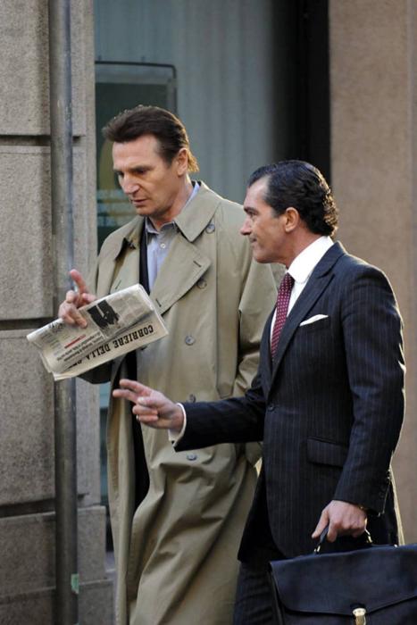 Antonio Banderas and Liam Neeson in The Other Man (2008)