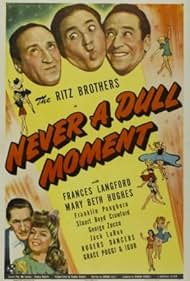 Stuart Crawford, Frances Langford, Al Ritz, Harry Ritz, Jimmy Ritz, and The Ritz Brothers in Never a Dull Moment (1943)